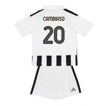 Juventus Andrea Cambiaso #20 Maglia Gara Casa Repliche 2026-27 Bambino Maniche Corte